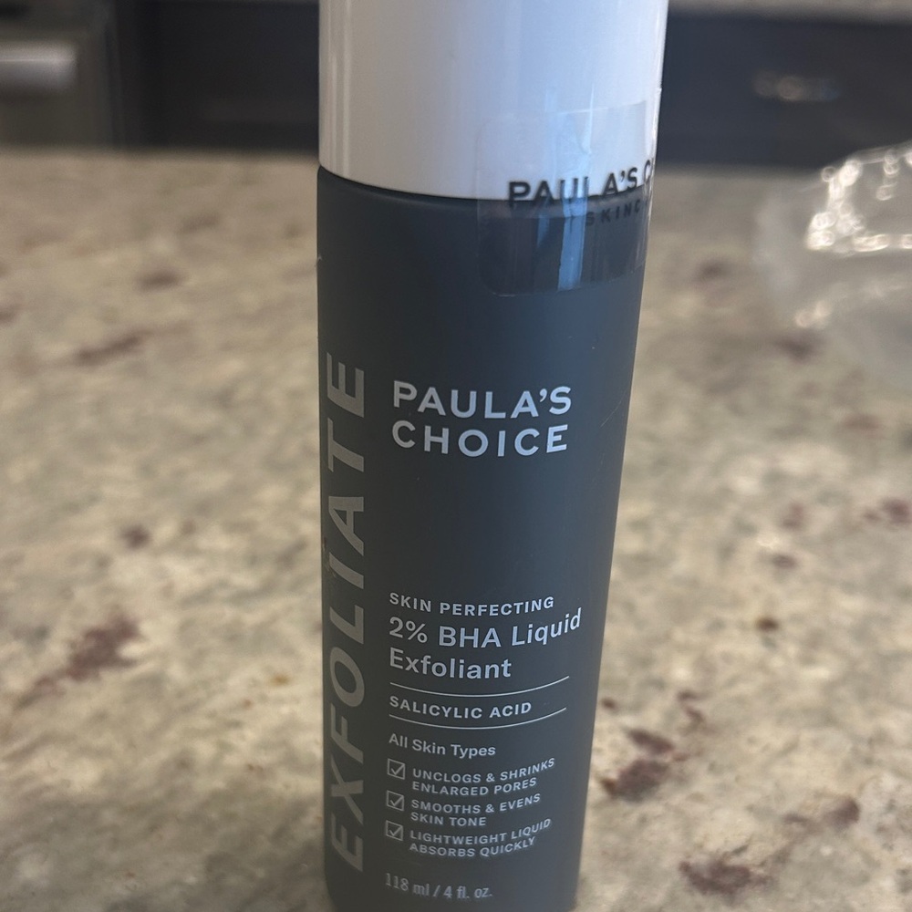 Paula's Choice Exfoliate with Black and White Design
